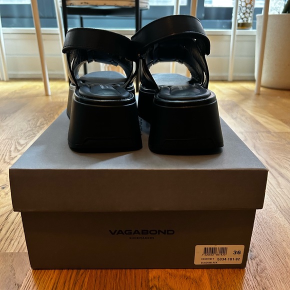 Leather Platform Sandal - Picture 4 of 9